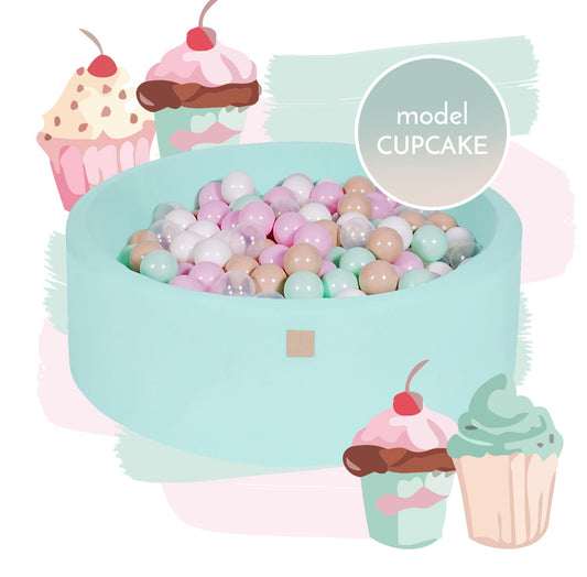 Prémium Labdamedence Szett - Cupcake - 250 labda